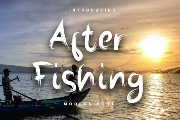 After Fishing: A Display Font for Thoughtful Editorial Design