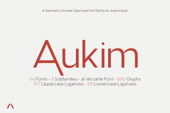 Aukim: A Bold Display Font for Modern Editorial Design