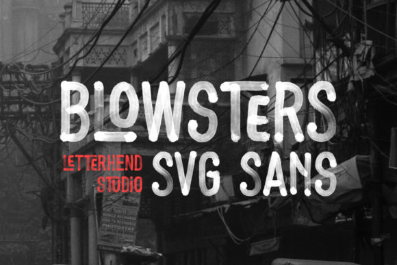 Blowsters Font for Handmade Creations