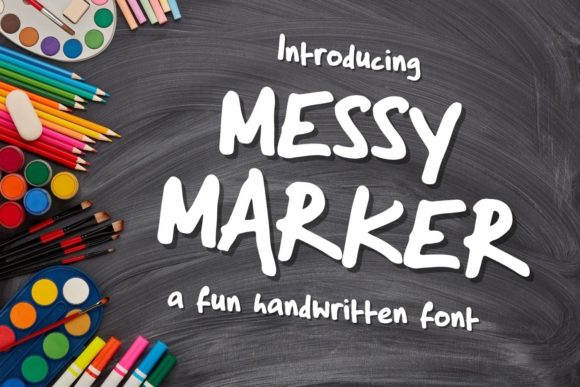 Boost Your Campaign with the Messy Marker Typeface