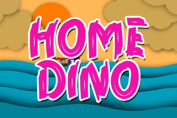 Bringing Creativity to Life with Home Dino Font