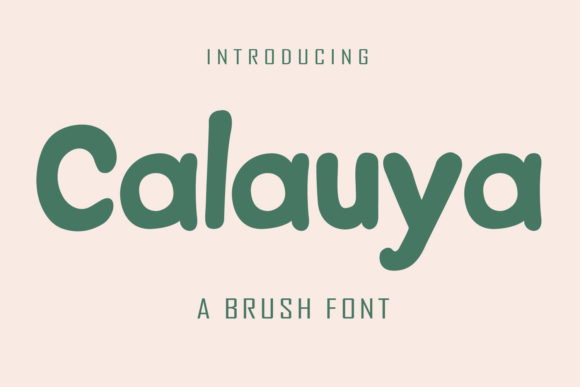 Calauya: A Display Font for Bold Branding and Creative Projects