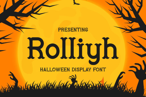 Exploring Rolliyh: A Dark Display Font for Bold Branding