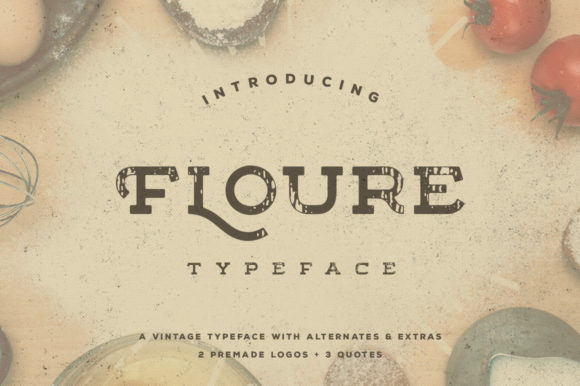 Floure: A Vintage Slab Serif for Modern Branding
