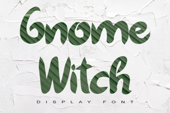 Gnome Witch Font for Handmade Creations