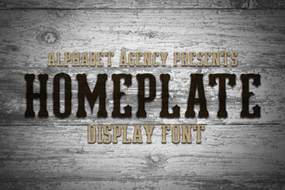 Homeplate: A Bold Display Font for Digital Branding