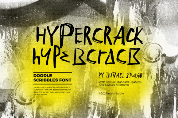 Hypercrack: A Bold Display Font for Professional Branding