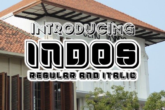 Indos: A Trendy Display Font for Editorial Design