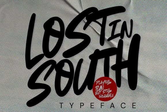 Lost in South: A Stylish Display Font for Handmade Creations