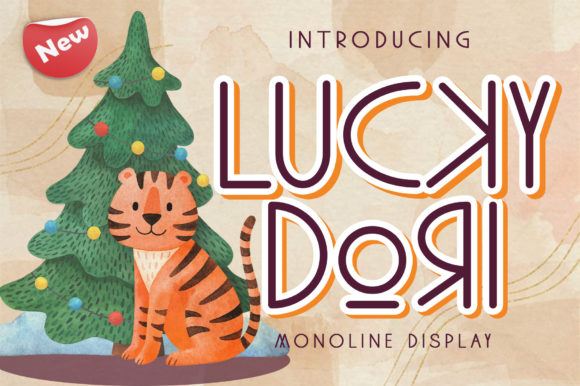 Lucky Dori Font for Editorial Design and Branding
