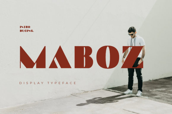 Maboz: A Trendy Display Font for Modern Campaigns