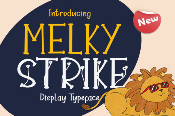 Melky Strike Font for Web Design