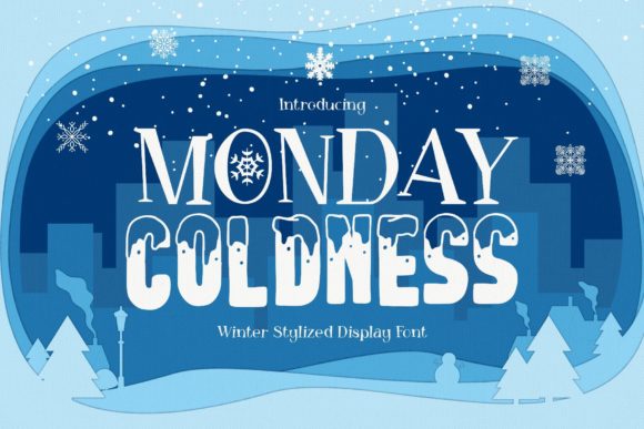 Monday Coldness Font for Web Design