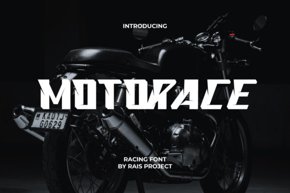 Motorace: A Sporty Display Font for Bold Web Designs