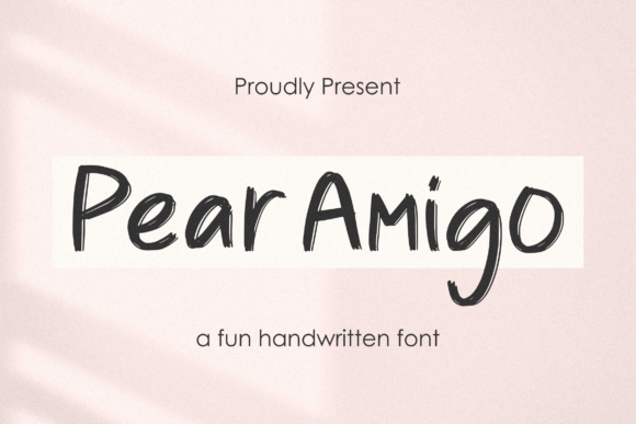Pear Amigo: A Handwritten Font for Creative Branding