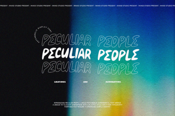 Peculiar People Font for Professional Branding