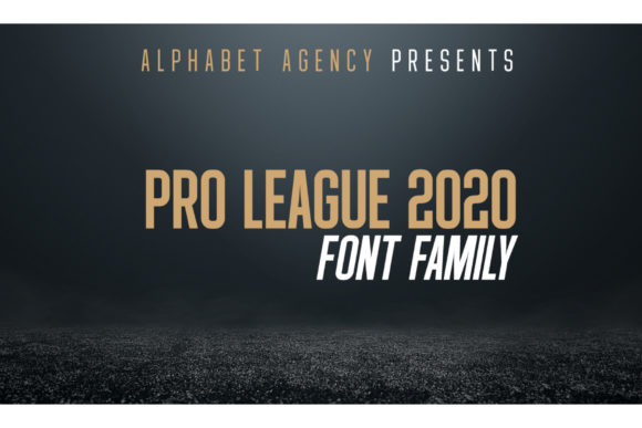 Pro League 2020 Font for Handmade Creations