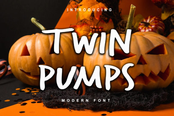 Twin Pumps Display Font for Web Design