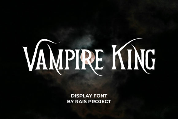 Vampire King Font for Halloween Creations
